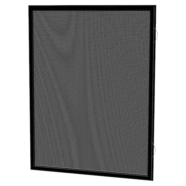 19 In W X 42 In H Casement Window Screen, CA1, BetterVue Mesh, Black